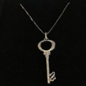 Open heart key necklace from Kay Jewelers
